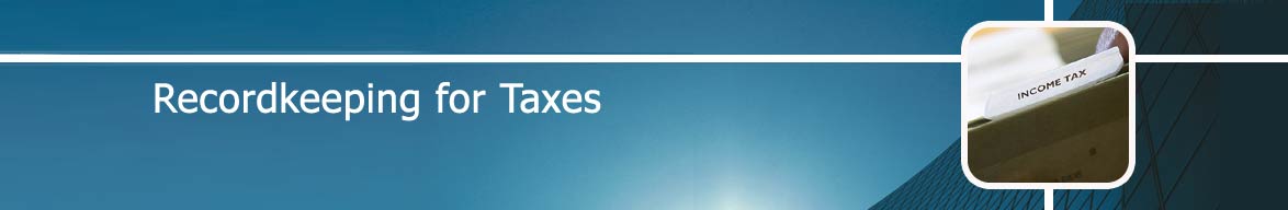 Recordkeeping for Taxes